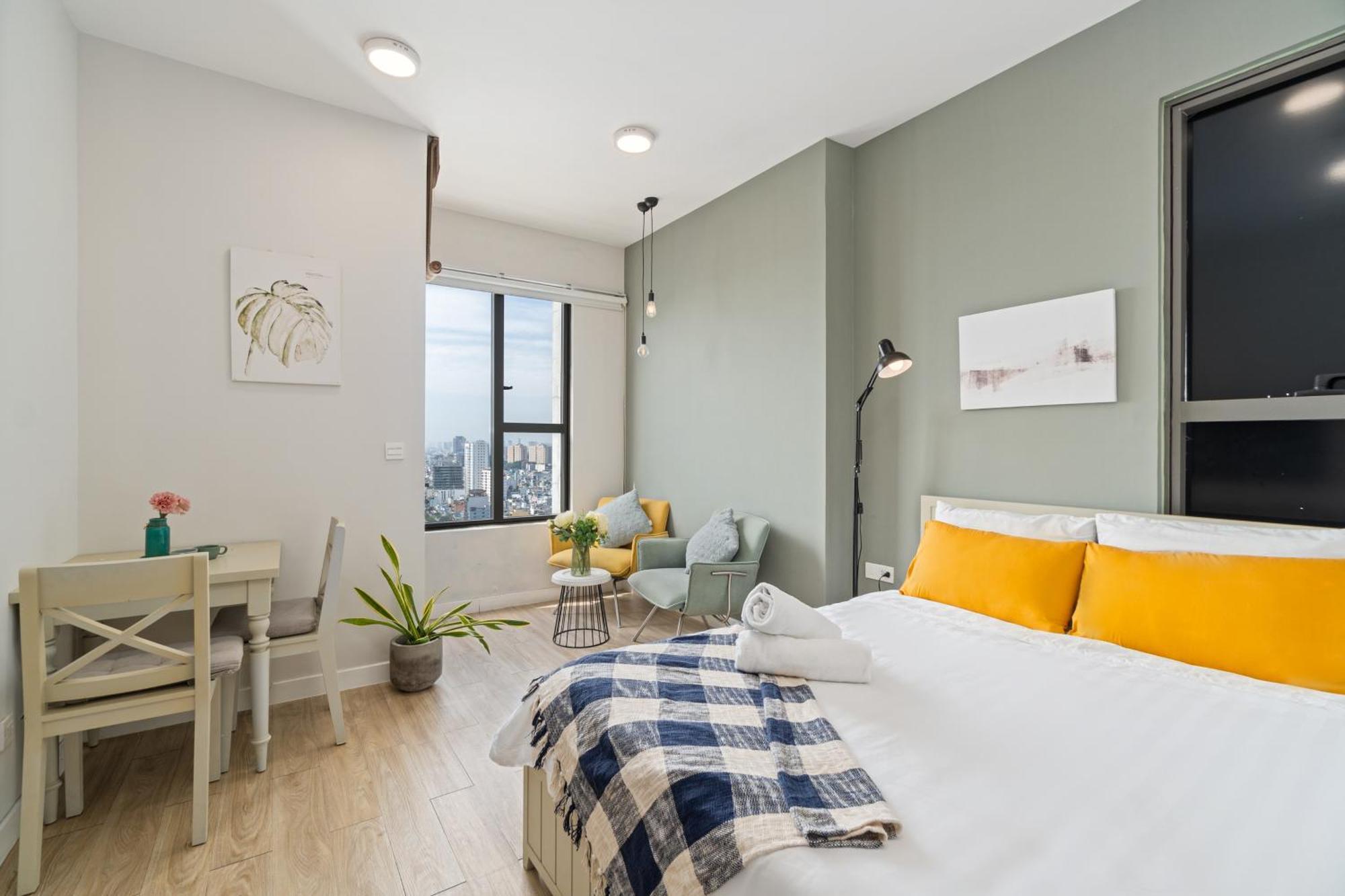 הו צ'י מין סיטי Saigon Apartments - Free City Walk Experience, Amazing Infinity Pool & Free 4G Sim Card For 3 Nights מראה חיצוני תמונה