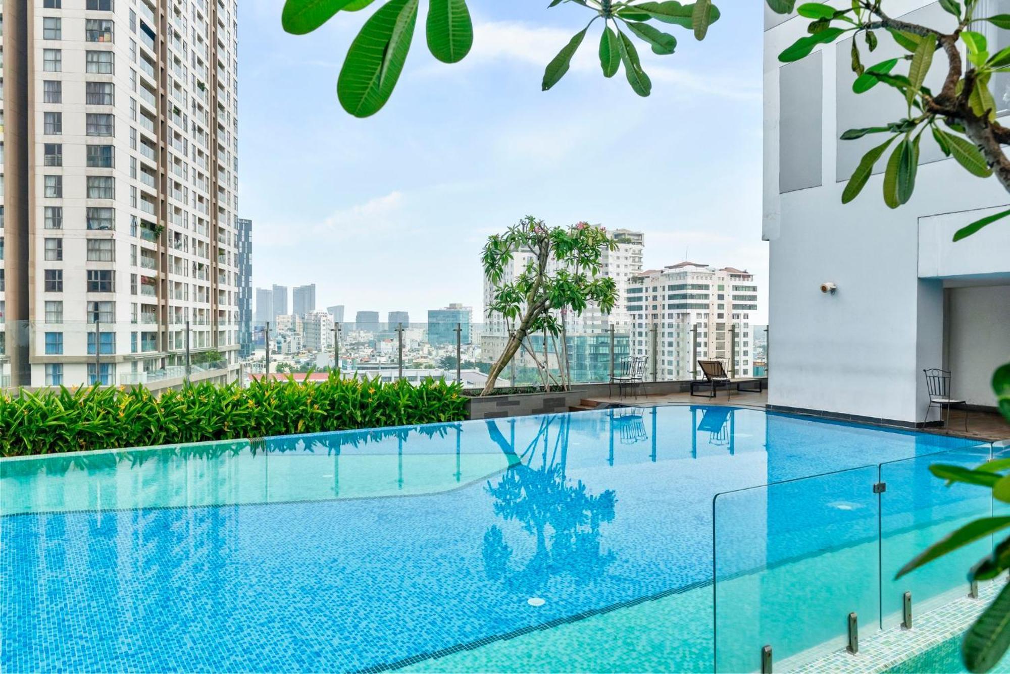 הו צ'י מין סיטי Saigon Apartments - Free City Walk Experience, Amazing Infinity Pool & Free 4G Sim Card For 3 Nights מראה חיצוני תמונה
